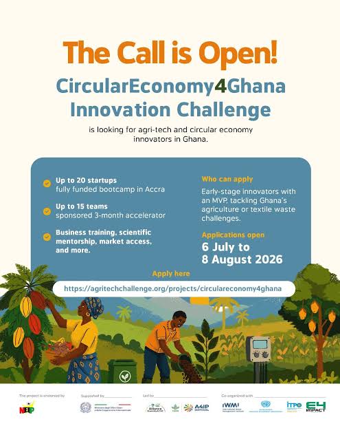 Call for Applications: CircularEconomy4Ghana Innovation Challenge 2026 -